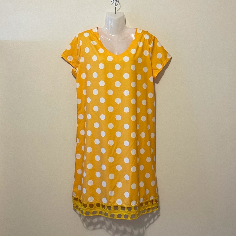 Yellow Polka Dot Dress
